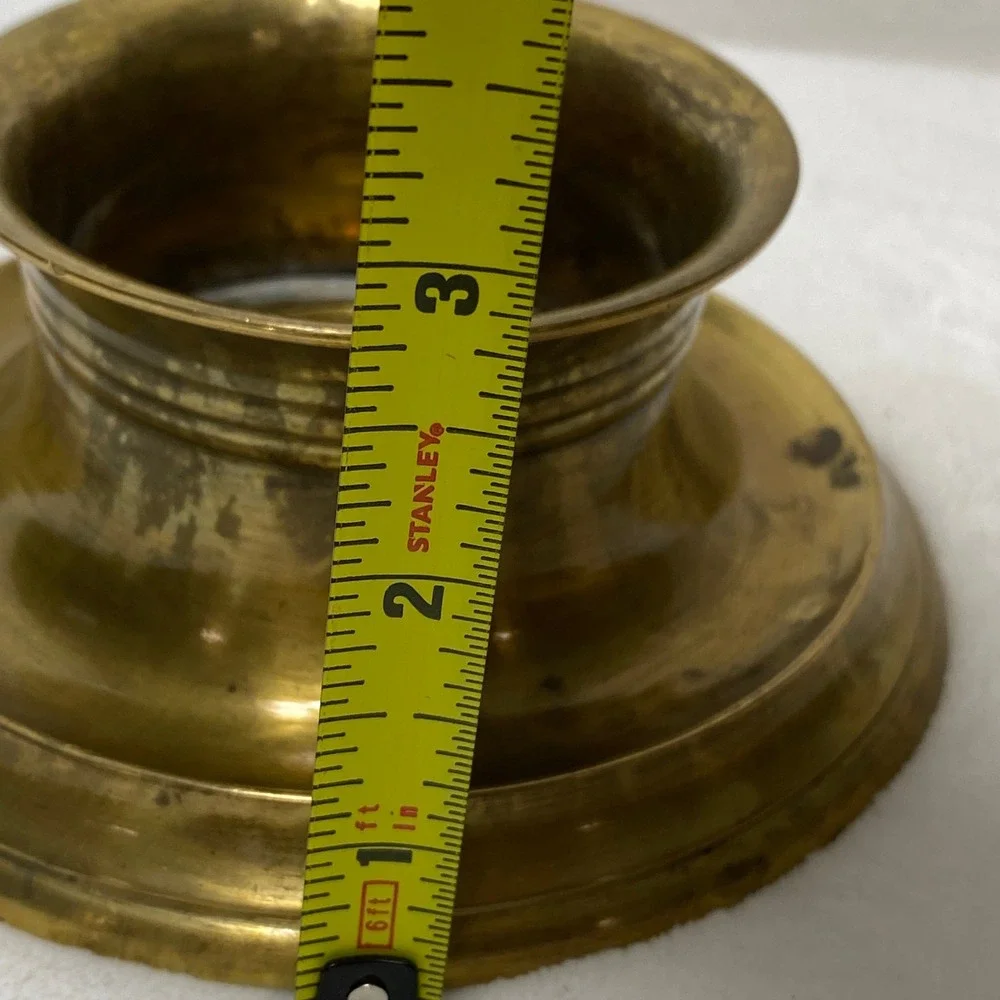 Vintage Brass Candle‎ Holder  Made in India
